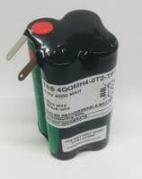 4QQMH4-0T2-TP13 4.8v 4.0Ah Ni-Mh Battery From £20 EX VAT Buy Online from The Battery Shop