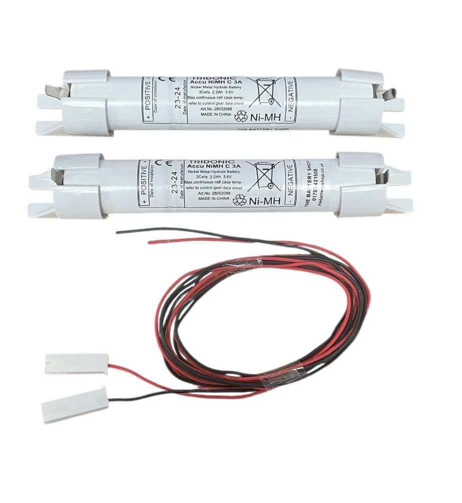 Tridonic 28002092 Accu NiMH C 6C 7.2v 2.2Ah Battery set (3 cell + 3