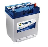 Varta A13 Blue Car Battery 12v 40Ah 330A (540 125 033, 544125033, 054H, 056) Buy Online from The Battery Shop
