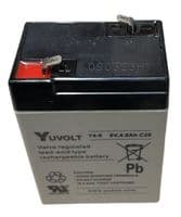 Y4-6 Yuasa Yucel / Yuvolt 6v 4Ah Lead Acid Battery Buy Online from The Battery Shop
