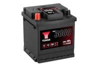 Yuasa 12v 42Ah 390A Car Battery YBX3102 (53235) Buy Online from The Battery Shop