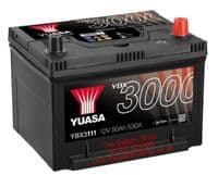 Yuasa 12v 50Ah 530A Car Battery YBX3111 (55716) Buy Online from The Battery Shop