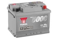 Yuasa 12v 60Ah 640A Silver Car Battery YBX5075 (HSB075) Buy Online from The Battery Shop