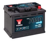 Yuasa 12v 60Ah 560A EFB Start Stop Battery YBX7027 Buy Online from The Battery Shop