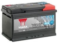 Yuasa 12v 65Ah 650A EFB Start Stop Battery YBX7100 Buy Online from The Battery Shop