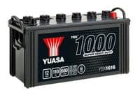 Yuasa YBX1616 12v 110Ah 680A Super Heavy Duty Battery (616HD, 221)