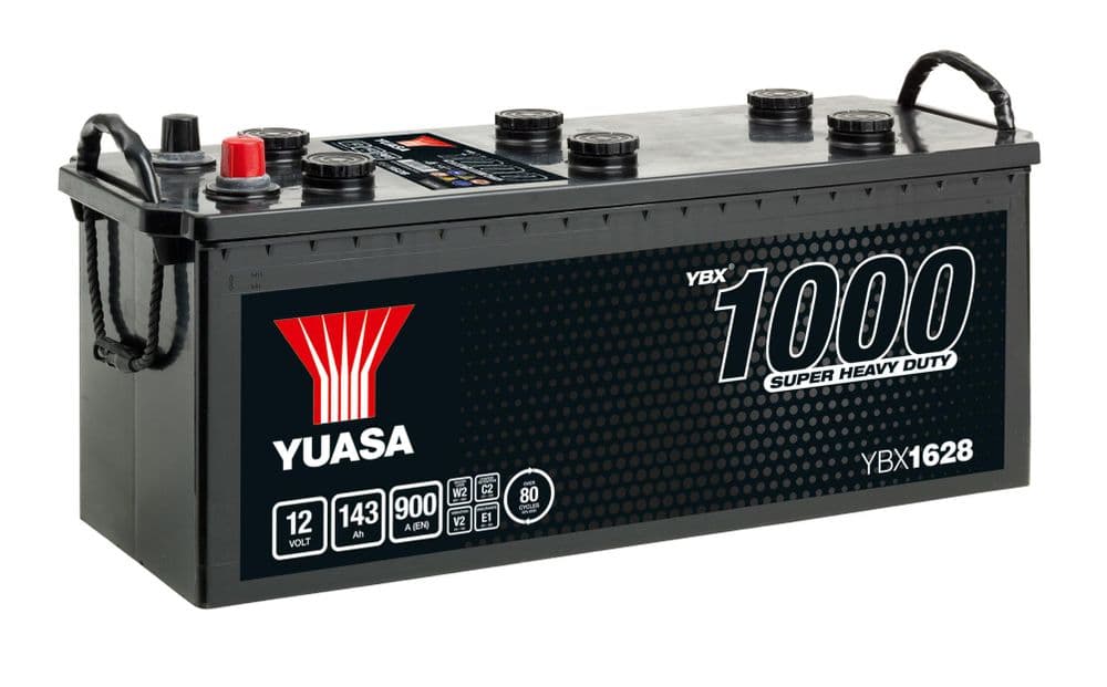 Yuasa YBX1628 12v 143Ah 900A Super Heavy Duty Battery 628HD
