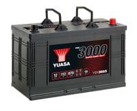 Yuasa YBX3665 12v 112Ah 870A Super Heavy Duty Battery (665HD, 665SHD)