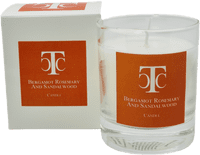 Bergamot Rosemary & Sandalwood Scented Candle 40 hour