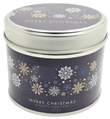 Christmas Candle Orange Cinnamon & Spices Tin 35 hour