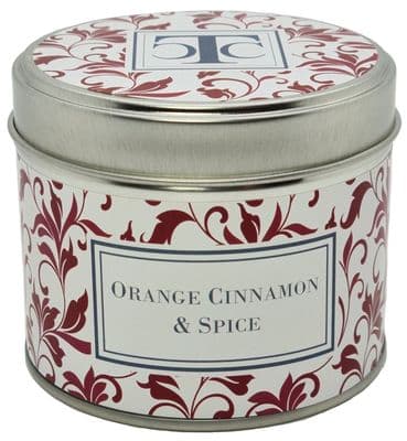 Orange Cinnamon & Spices Scented Candle Tin 35 hour