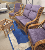 Alabama Sofa, x2 Chairs & Side Table - Ex-Display Frames/ New Cushions