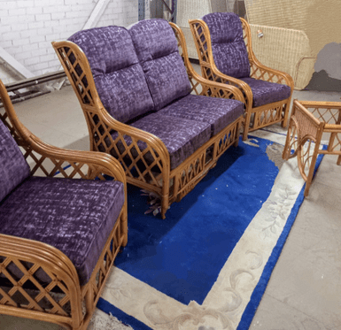 Alabama Sofa, x2 Chairs & Side Table - Ex-Display Frames/ New Cushions