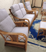 Aries 2 Seater Sofa,x 2 Chairs Plus Side Table & Footstool