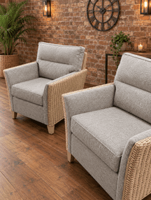 Arlington Two Chairs Offer in Artisan Fabric