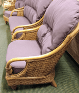 Boston Sofa & Two Chairs  - Ex-Display Frames/ New Cushions