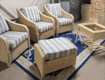 Brasilia Package -  Chairs x3 Plus Footstool