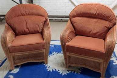 Bronte Chairs x2 Ex-Display Frames/New Cushions