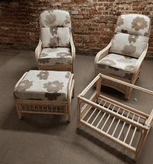 Chelsea Chairs Package x2 Chairs Plus Coffee Table & Footstool