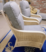 Chelsea Chairs Package x2 Chairs Plus Side Table & Footstool