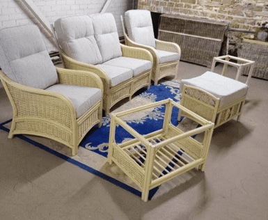 Chelsea Sofa, x2 Chairs Plus Coffee Table, Side Table & Footstool