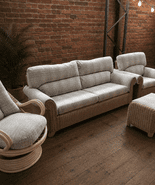 Clifton 3 Seater Package - 3 Seater Sofa, Chair, Swivel Rocker Plus Storage Footstool