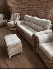 Clifton 3 Seater Package - 3 Seater Sofa, Chair, Swivel Rocker Plus Storage Footstool
