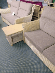 Cologne 3 Seater Sofa's x2 Plus Coffee Table