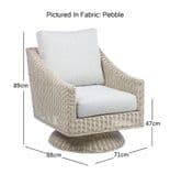 Dijon Package - Sofa, Chair, Swivel & Table