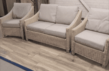 Dijon Sofa & Two Chairs Clearance - Hazel Fabric