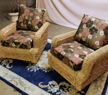Doncaster Seagrass Chairs x2