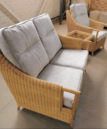 Eden 2 Seater Sofa, x1 Chair Plus Side Table Package