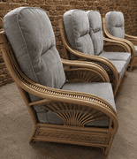 Galaxy Sofa & Two Chairs - Ex-Display Frames/New Cushions