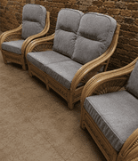 Galaxy Sofa & Two Chairs - Ex-Display Frames/New Cushions