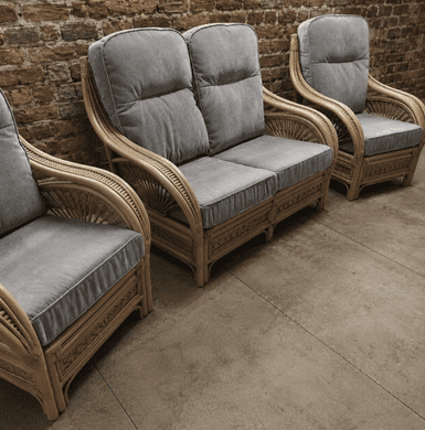 Galaxy Sofa & Two Chairs - Ex-Display Frames/New Cushions