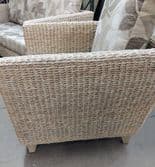 Genova 3 Seater Sofa, Chair Plus Coffee Table - Ex-Display Frames/New Cushions