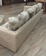 Genova 3 Seater Sofa, Chair Plus Coffee Table - Ex-Display Frames/New Cushions