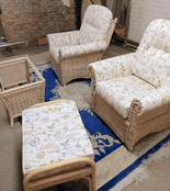 Harlow Package Offer - x2 Chairs, Coffee Table  & Footstool - Mulberry