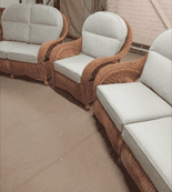 Jade Sofa's x2  Plus Chair EX-DISPLAY FRAMES/NEW CUSHIONS  offer