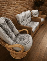 Kensington Package - Sofa, Chair, Deluxe Swivel Rocker - EX-DISPLAY FRAMES/NEW CUSHIONS DEAL