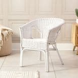 Loom Rattan Chair - White