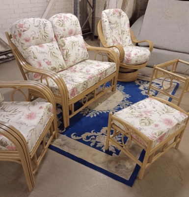 Madrid 5 Piece Package -  2 Seater,  x1 Chair, x1 Swivel Rocker Plus Coffee Table & Footstool