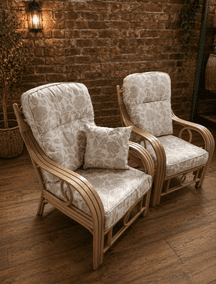 Madrid Chairs x2  - Fabric Emily