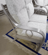 Madrid Package Greywash - 2 Seater Sofa x2 Plus Side & Footstool  - Fabric Farrow