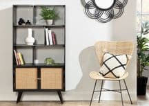 Manhattan Large Standing Bookshelf with 2 Drawer Storage - FREE LOCAL DELIVERY ONLY