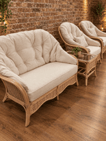 Marco Sofa & Two Chairs Plus Coffee Table -  Ex-Display Frames/New Cushions