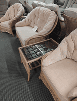 Marco Sofa & Two Chairs Plus Coffee Table -  Ex-Display Frames/New Cushions