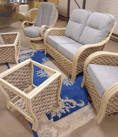 Milan Package - Sofa, Chair,Swivel Rocker, Coffee Table and Side Table