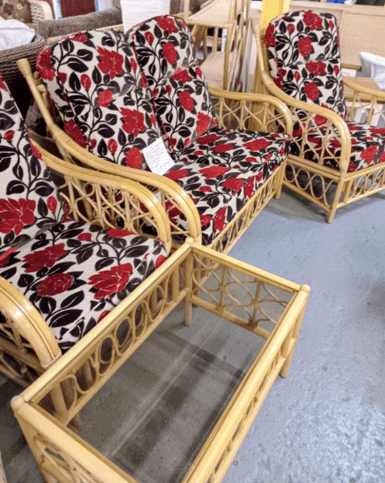 Morley Sofa & Two Chair Plus Coffee Table  Ex- Display Frames/ New Cushion