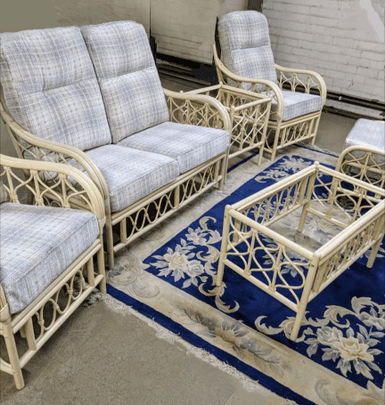 Morley Sofa, Two Chairs, Coffee Table, Side Table & Footstool Package